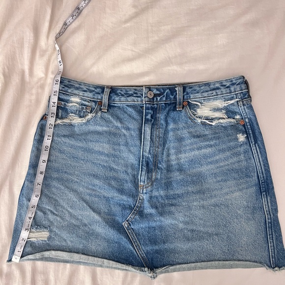 Abercrombie & Fitch Dresses & Skirts - abercrombie and fitch denim skirt women US size 14